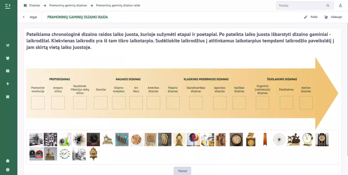 Skaitmeninė mokymo priemonė „Technologijos 5-10 klasėms“