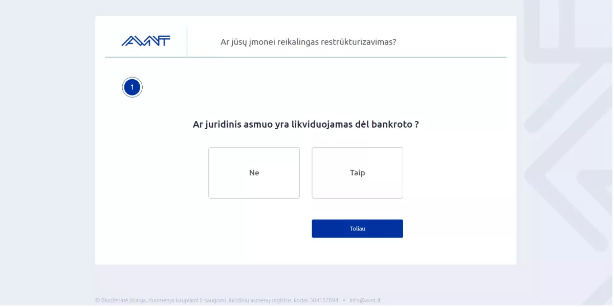 Informacinė sistema "Nemokumo vedlys"
