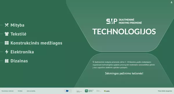 Digital Teaching Tool “Technologies for Grades 5-10”