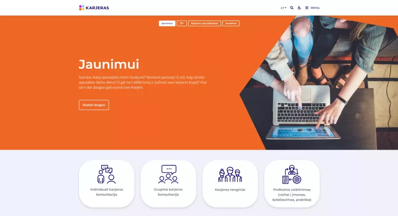 Internetinė svetainė – Karjerastau.lt