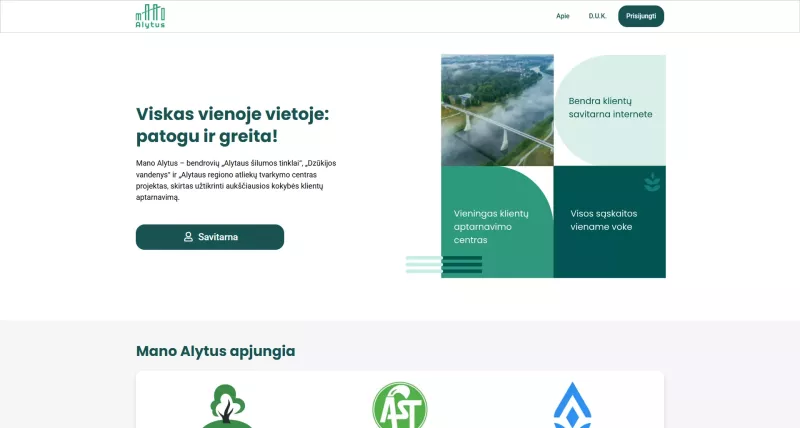 Alytaus miesto komunalinių įmonių savitarna – „Mano Alytus“