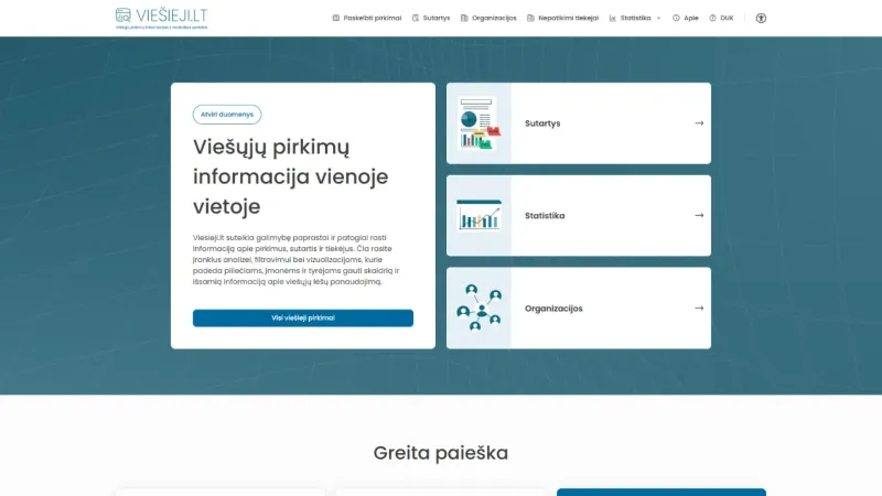 Viesieji.lt - Viešųjų pirkimų ir su ja susijusios informacijos portalas