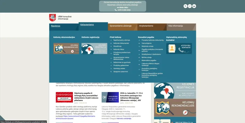 URM - Lietuvos Respublikos užsienio reikalų ministerija