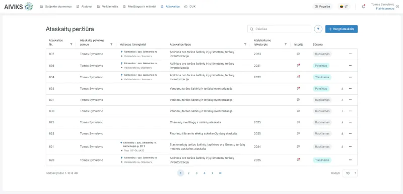 „AIVIKS“ sistema