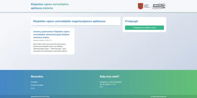 Elektroninio balsavimo sistema