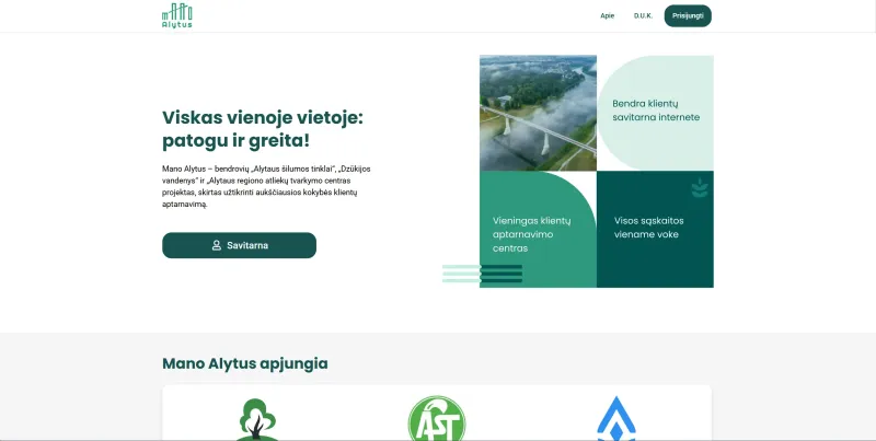 Komunalinių paslaugų savitarnos sistema