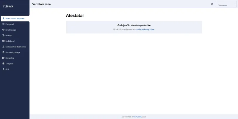 Statybos sektoriaus specialistų ir įmonių atestavimo sistema